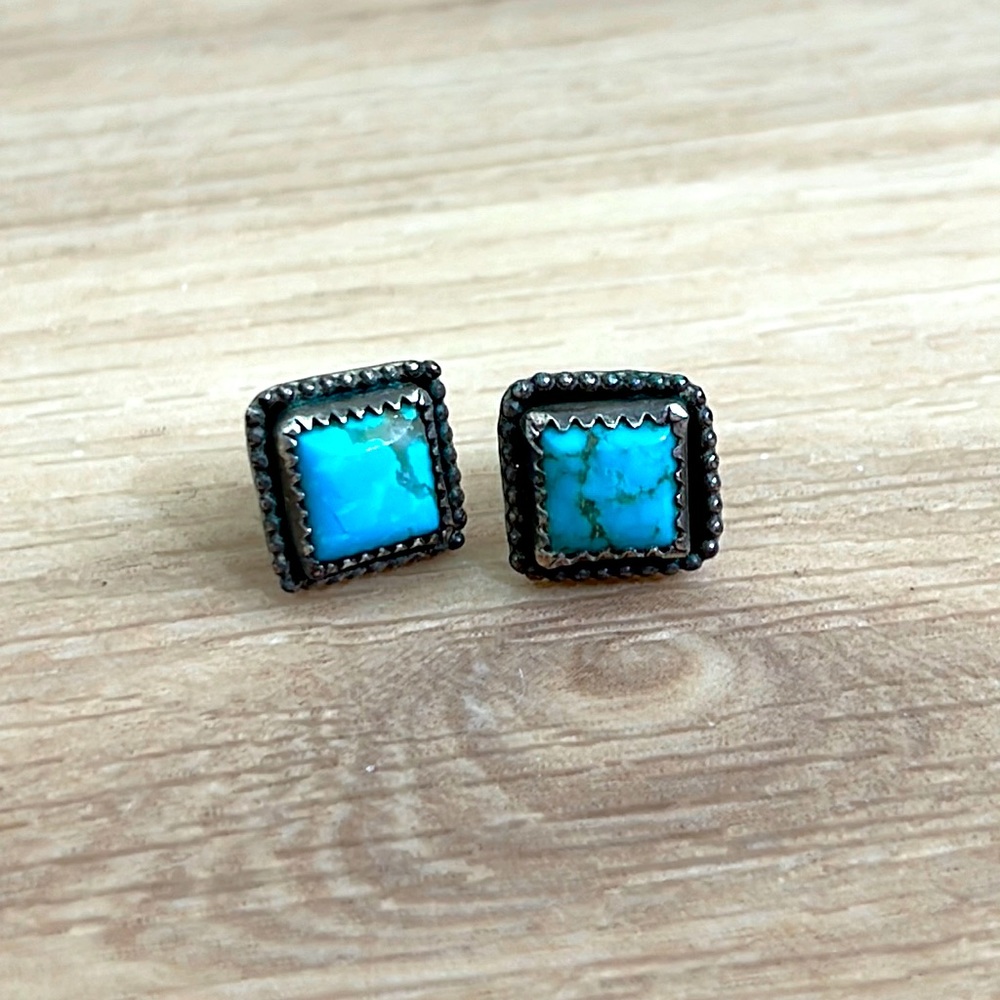 Sterling Silver Turquoise Earrings